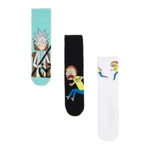 Cropp - 3 pack skarpet Rick i Morty - wielobarwny