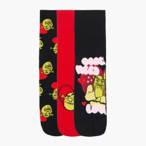 Cropp - 3 pack skarpet Shrek - czerwony
