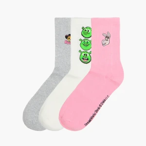 Cropp - 3 pack skarpet Shrek - wielobarwny