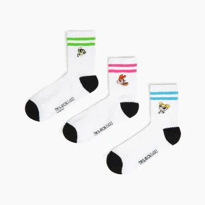 Zdjęcie produktu Cropp - 3 pack skarpet w prążki Atomówki - biały