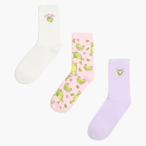 Cropp - 3 pack skarpet z baśniowym motywem - wielobarwny