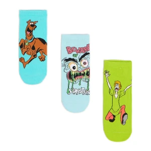 Cropp - 3 pack skarpetek stopek Scooby-Doo - wielobarwny