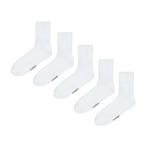 Cropp - 5 pack białych skarpet - biały