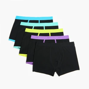 Cropp - 5 pack bokserek basic - czarny