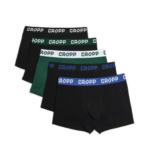 Cropp - 5 pack bokserek basic - zielony