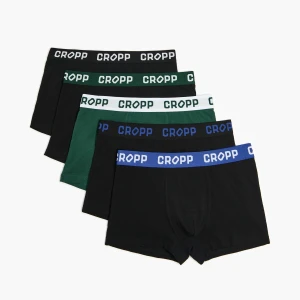 Cropp - 5 pack bokserek basic - zielony