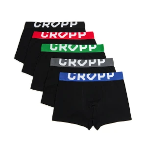 Cropp - 5 pack bokserek - czarny