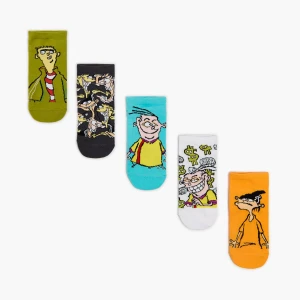 Cropp - 5 pack skarpet Ed, Edd i Eddie - wielobarwny