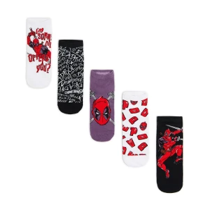 Cropp - 5 pack skarpet z Deadpoolem - wielobarwny