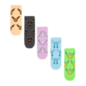 Cropp - 5 pack skarpet z Eevee i jego ewolucjami - wielobarwny