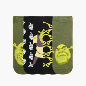 Cropp - 5 pack skarpet z motywem Shreka - zielony