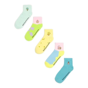 Cropp - 5 pack skarpet z postaciami serii SpongeBob - wielobarwny