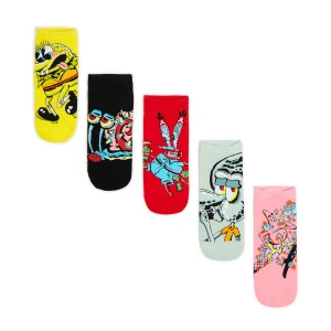 Cropp - 5 pack skarpet z postaciami ze SpongeBoba - wielobarwny