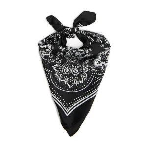 Cropp - Bandana z kontrastowym nadrukiem - czarny
