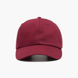 Cropp - Basic bordowa czapka z daszkiem - kasztanowy