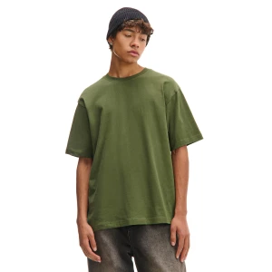 Cropp - Basicowa zielona koszulka comfort - zielony