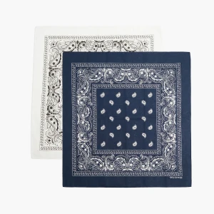 Cropp - Bawełniana bandana z motywem paisley - biały