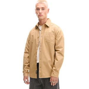 Cropp - Bawełniana beżowa koszula - beżowy