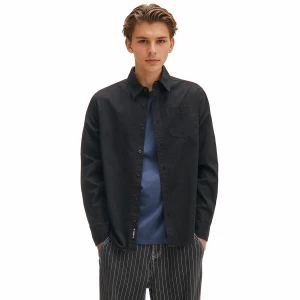 Cropp - Bawełniana czarna koszula - czarny