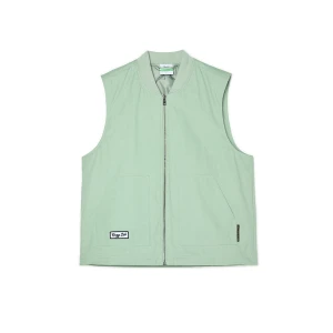 Cropp - Bawełniana miętowa kamizelka - zielony