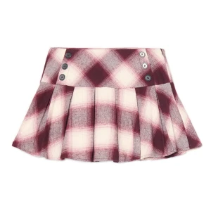Cropp - Bawełniana spódnica mini w kratę - inny