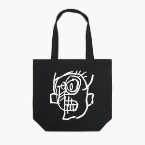Cropp - Bawełniana torba shopper Basquiat - czarny