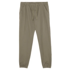 Cropp - Bawełniane oliwkowe spodnie jogger - zielony