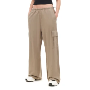 Cropp - Bawełniane spodnie cargo - brązowy