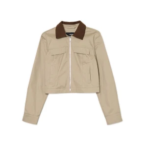 Cropp - Beżowa bawełniana kurtka - beżowy