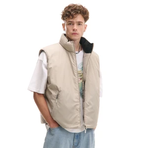 Cropp - Beżowa kamizelka - jasny szary