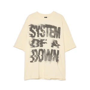 Cropp - Beżowa koszulka System of a Down - beżowy