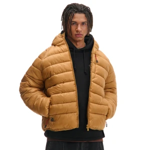 Cropp - Beżowa kurtka z kieszeniami na zamek - beżowy