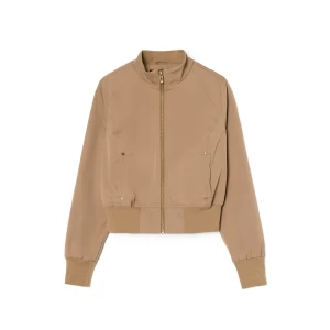 Cropp - Beżowa kurtka ze stójką - beżowy