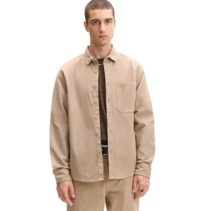 Cropp - Beżowa sztruksowa koszula - beżowy