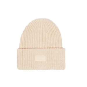 Cropp - Beżowa zimowa czapka beanie - beżowy