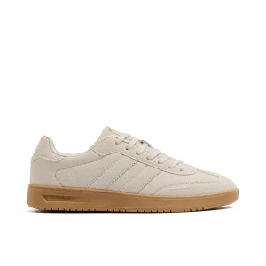 Cropp - Beżowe sneakersy z imitacji zamszu - beżowy