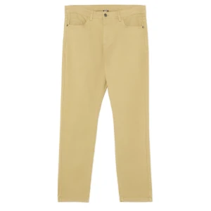 Cropp - Beżowe spodnie slim - beżowy