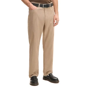 Cropp - Beżowe spodnie sztruksowe - beżowy