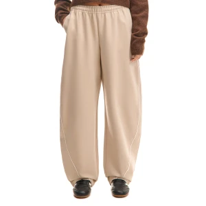 Cropp - Beżowe sportowe spodnie baggy - beżowy