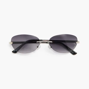 Cropp - Bezramkowe okulary przeciwsłoneczne - szary