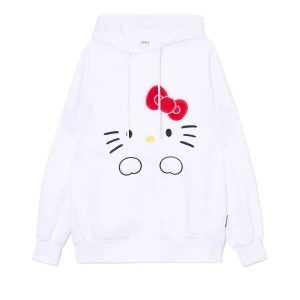 Zdjęcie produktu Cropp - Biała bluza hoodie Hello Kitty - biały