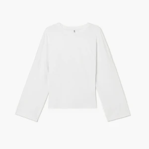 Zdjęcie produktu Cropp - Biała bluzka kimono z długimi rękawami - biały