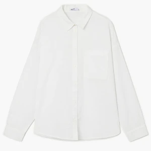 Cropp - Biała koszula oversize - biały