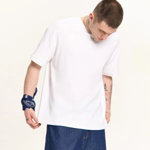 Cropp - Biała koszulka comfort - biały
