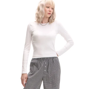 Cropp - Biała koszulka longsleeve - biały