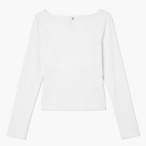 Cropp - Biała koszulka longsleeve - biały
