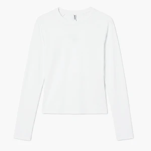 Cropp - Biała koszulka longsleeve z raglanowymi rękawami - biały