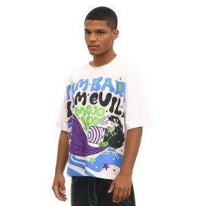 Cropp - Biała koszulka Mojo Jojo Atomówki - biały