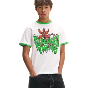 Cropp - Biała koszulka Stranger Things - biały