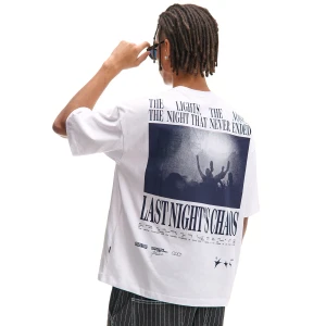 Cropp - Biała koszulka z autorskimi nadrukami - biały